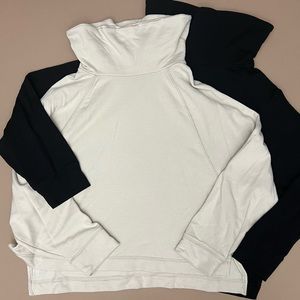 Pair of Old Navy Funnel Neck Semi Cropped Sweatshirts